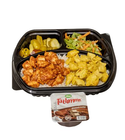 Süper İkili (450 gr.)  Pilav Üstü Köri & Barbekü Karışık