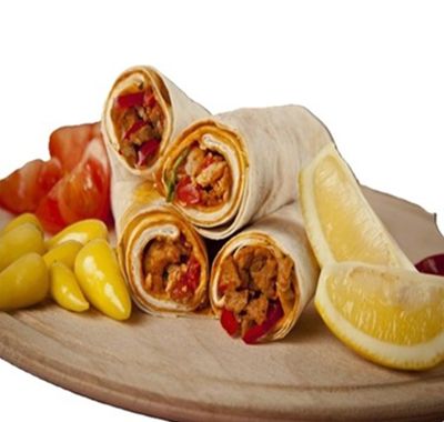 4'lü Tavuk Tantuni &  2'lü  Ayran (17 cl.) Menü