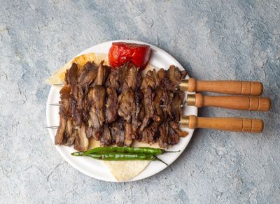 Tek Şiş 
Kuzu Cağ Kebabı (55-60 gr.)