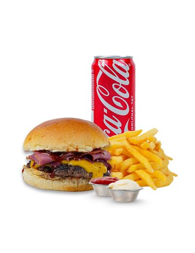 Smoky BBQ Burger Menü