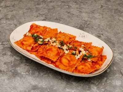 Közlenmiş Patlıcanlı Ravioli