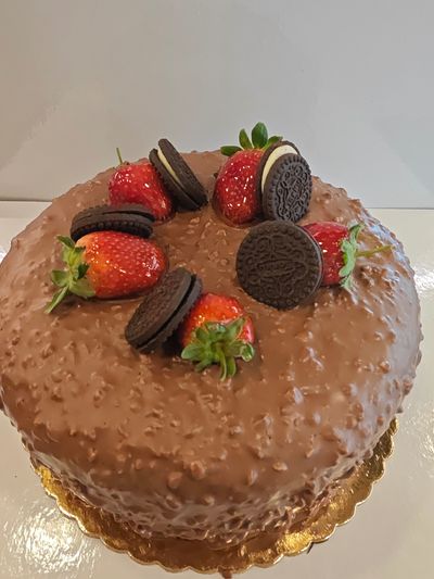 Krokan Çikolatalı Pasta (No.2)