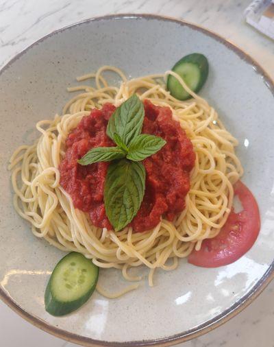 Domates Soslu Tam Buğday Makarna