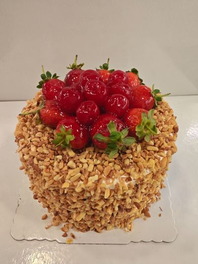 Muzlu Çilekli Pasta (0.No)