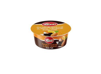 Eker Portakallı Bademli & Bitter Çikolatalı Sütlü Tatlı (125 gr.)
