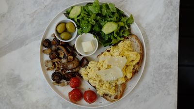 Trüflü Çırpılmış Yumurta