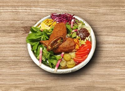 Doritoslu Yağlı Çiğ Köfte Dürüm