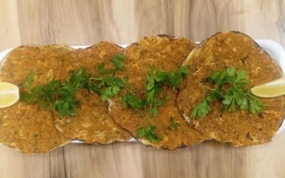 4'lü Tabak Altı Lahmacun