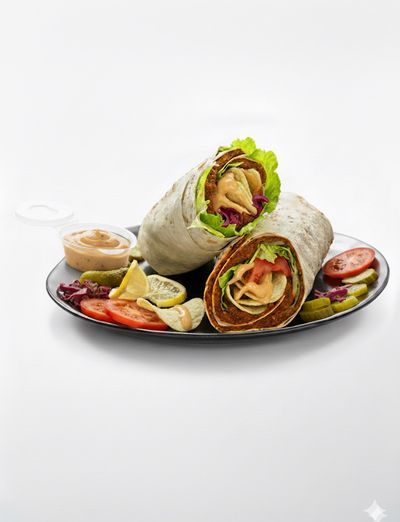 Pringles Burger Soslu Çiğ Köfte Dürüm (110 gr.)
