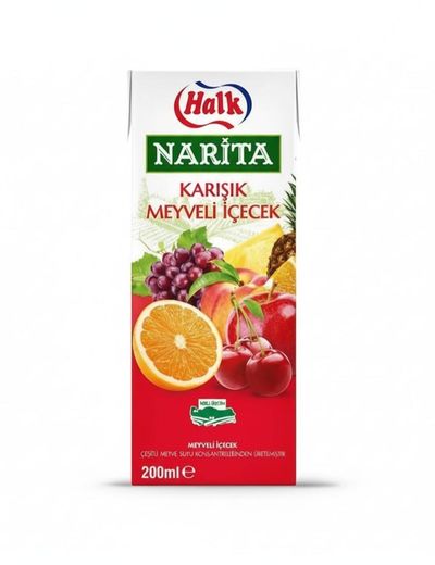 Halk Karışık Meyve Suyu (200 Ml)