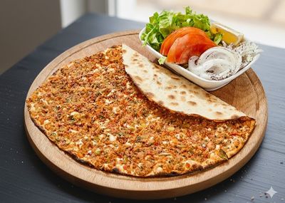 Antep ( Sarımsaklı ) Lahmacun