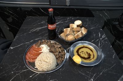 Pilav Üstü Çorba  & Coca-Cola Menü
