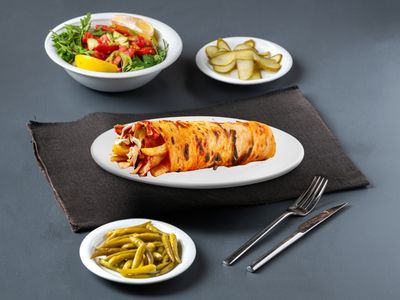 Soslu Tavuk Döner Dürüm