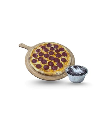 Orta Boy Sucuklu Pizza & Sufle Menü 2