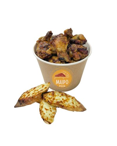 Tavuk Kanat (12 Adet) & Sarımsaklı Ekmek