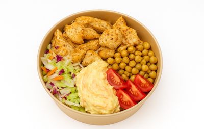 Baharatlı Kremalı Tavuklu Bowl