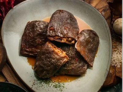 Kuru Patlıcan Dolma