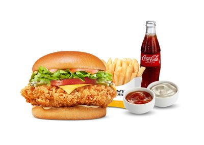 Acılı Wow's Chicken Burger Menü