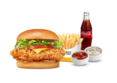 Barbekü Soslu Chicken Burger Menü