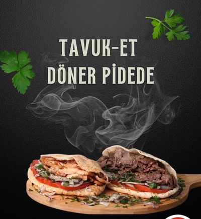 Pide Ekmek Arası Karışık Döner