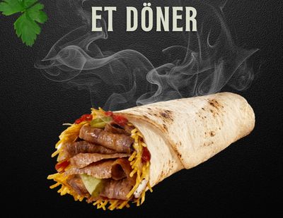 Duble Karışık Döner Dürüm