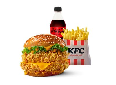 Double Zinger Menü