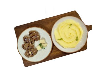 Kaşarlı Köfte & Patates Püresi