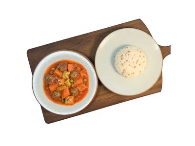 Sebzeli Sulu Köfte & Pirinç Pilavı