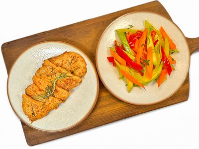 Izgara Tavuk & Fırında Sebze