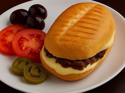 Kavurmalı Kaşarlı Tost