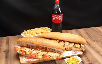 2'li Ekmek Arası Tavuk Döner Menü