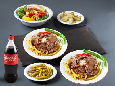 2'li Pilav Üstü Et Döner Menü