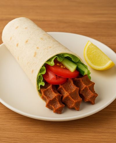 Double Çiğ Köfte Dürüm