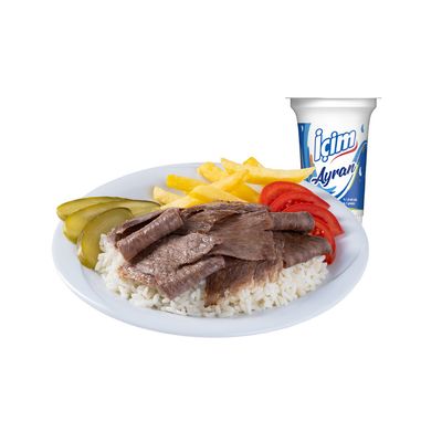 Hacıbey Pilav Üstü Et Döner Menü