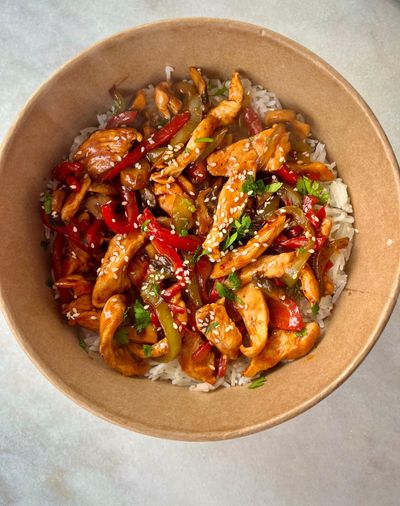 BBQ Soslu Tavuk Kase