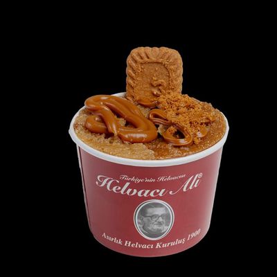 Lotuslu İrmik Helvası (200 gr.) (Büyük Boy)