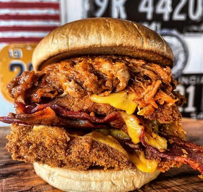 Ranch Dressed Chicken Slider Menü