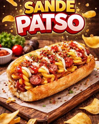 Sandiwiç ekmek arası çıtır patates 