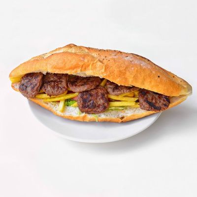 Tam Ekmek Arası Cheddarlı Izgara Köfte