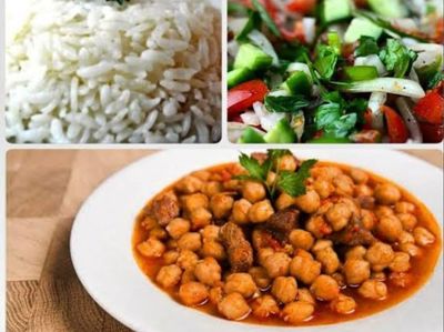 Etli Nohut Yemeği & Pirinç Pilavı