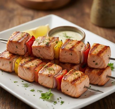 Somon Şiş Salmon Skewer