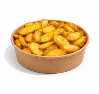 Ev Yapımı Kabuklu Patates Kızartması
