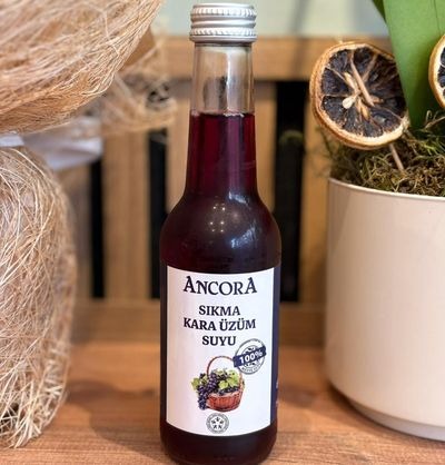 Ancora Sıkma Kara Üzüm Suyu (25 cl.)