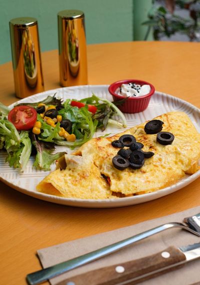 Zeytinli Omlet