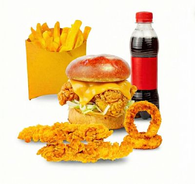 CAJJN Chicken Cheese Burger