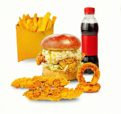 CAJJN Pure Bianco Cavolo Chicken Burger