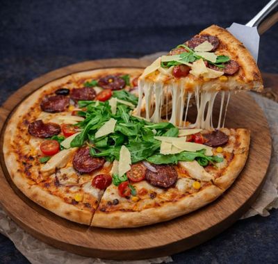 Diavola Pizza (Orta Boy)