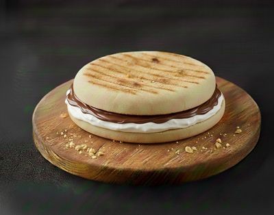 Kaymaklı Nutellalı Bazlama Tost