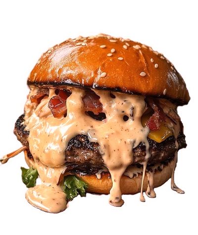 Köri Soslu Burger (120 gr.)