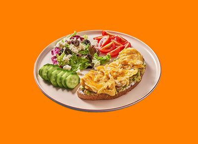 Açık Sandviç Kahvaltı Tabağı